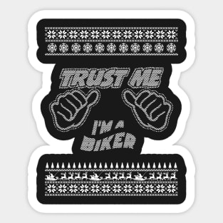 Trust Me, I’m a BIKER – Merry Christmas Sticker